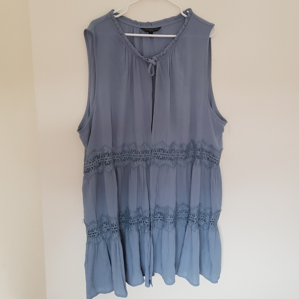 3x Blue dress vest signature studio